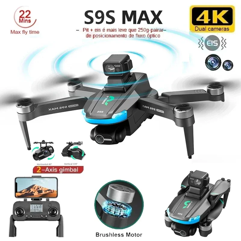NEW S9S MAX MINI Drone 4K 2-Ax - огляд і ціна Drone Gimbal Case