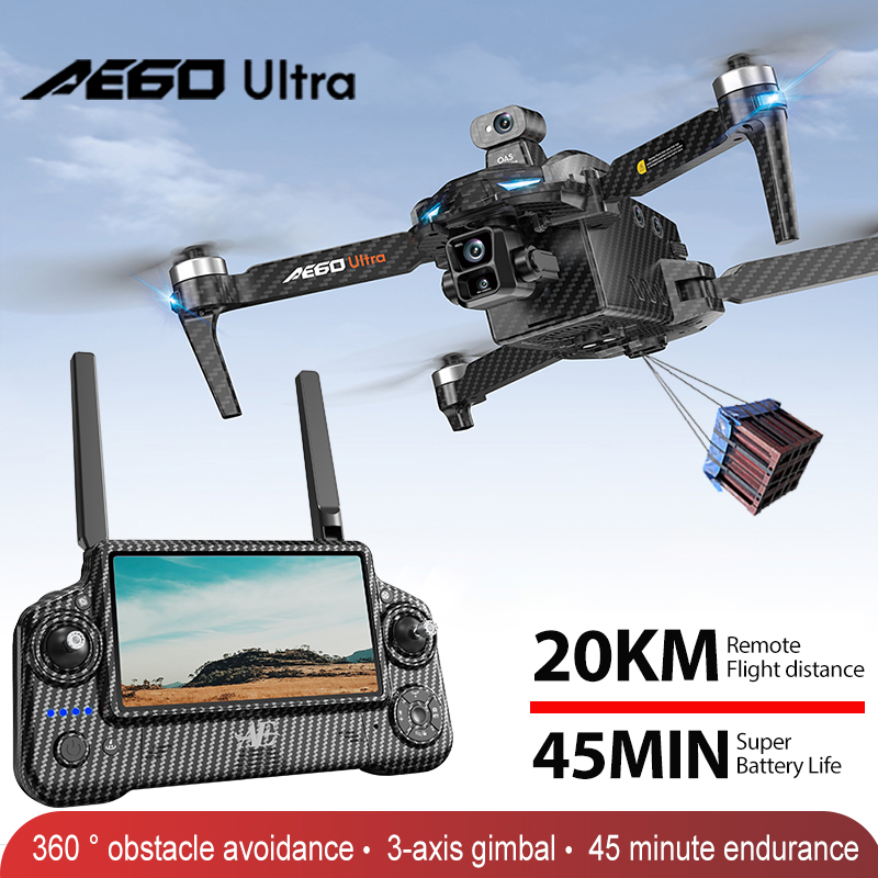 AE60 GPS Drone Professional 8K - огляд і ціна Drone Gimbal 3 Axis